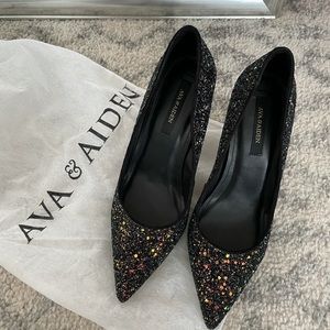 Sparkly high heeled shoes size5